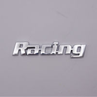 Logo โลโก้ Racing แต่งรถ อักษรแต่งรถยนต์ สีโครเมี่ยม