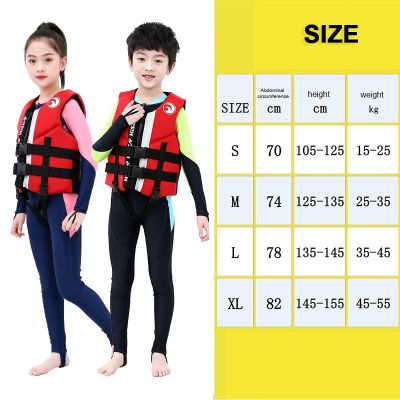 Oulylan New Kids Life Jacket Children Swimming Boating Life Vest  Reflective Strips Safety Life Vest Water Sports Protection  Life Jackets