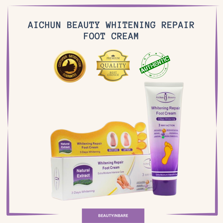 AICHUN BEAUTY Natural Extract Whitening Repair Foot Cream (Made in