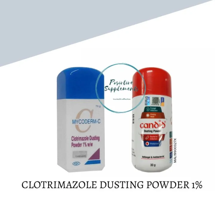 CLOTRIMAZOLE DUSTING POWDER BEDAK ANTIFUNGAL/ANTIBACTERIAL CANDID
