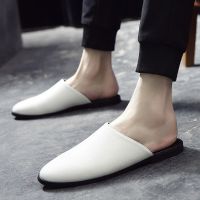 Men Big Size summer half slippers men shoes causal lazy