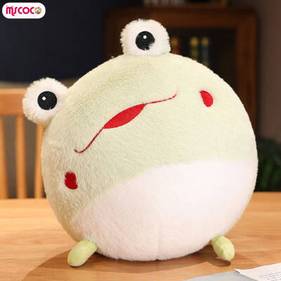 MSCOCO Boneka Mainan จำลองน่ารักสร้างสรรค์ Boneka Mainan หมอนนุ่มการ์ตูนสัตว์ทรงกลมสำหรับผู้ใหญ่เด็กผู้ชายและเด็กผู้หญิง