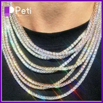 Hip hop hot sale tennis chains