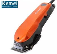 Kemei ปัตตาเลี่ยนแบบมีสาย สำหรับช่างตัดผมมืออาชีพ หัวตัดสเตนเลส KM-9012 / GM-1005 มาพร้อมหวีรอง 4 ขนาด 3,6,9,12 mm และหวี(สีส้ม) สินค้าพร้อมส่ง SNT Audio