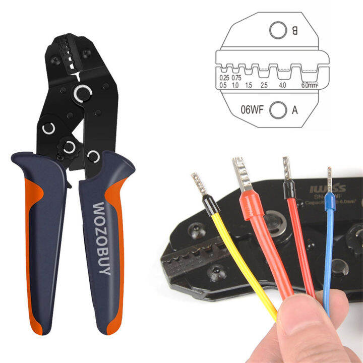 wozobuy-wire-terminal-ferrule-crimping-tool-hsc8-6-6sn-06wf-ratchet-electrician-crimper-pliers-with-cable-lugs-kit-awg23-10