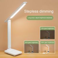 【CW】 6000mAh Table Lamp USB Chargeable 3 Color Stepless Dimmable Desk Protection Reading Night