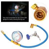 ❀Ready Stock❀ R134A R12 Fitting Recharge Measuring Hose Gauge System