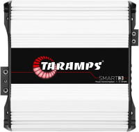 Taramps Taramps Smart 3 Multi-Impedance 1 to 2 ohms 3000 Watts RMS High Performance Class D Amplifier, Monoblock Clip Monitor Power Control System Technology, Crossover Bass Boost Great for Subwoofers