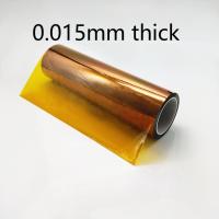 0.015mm thick high temperature Polyimide Film KAPTON FILM PI films Amanium plate Medlin sheet Adhesives Tape