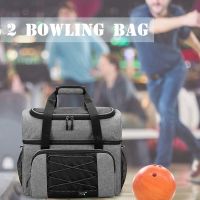 Bowling Portable Travel Bag and Padded Divider for Double Ball and One Pair of Bowling Shoes