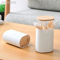 Automatic Pops Up Toothpick Box Cotton Swabs Storage Case Organizer Toothpick Holder Dispenser Container Hotel Room Decoration