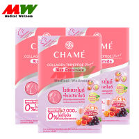 CHAME Collagen Plus Rice Ceramide "3 กล่อง " (1 กล่อง/10 ซอง x3)