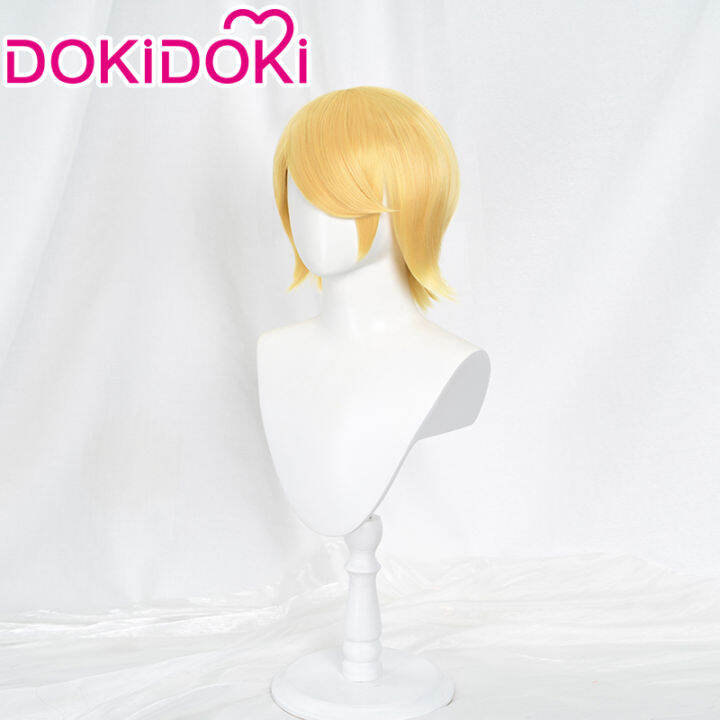 rin-วิกผมคอสเพลย์วิกผม-dokidoki-ฮาโลวีนคอสเพลย์วิกผมผู้หญิงสีเหลืองวิกผมสั้น-rin-น่ารักผมทนความร้อนสังเคราะห์