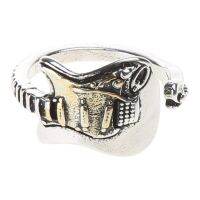 F19D Punk Guitar Ring Adjustable Size Rock Music Ring School Graduation Ring Gifts