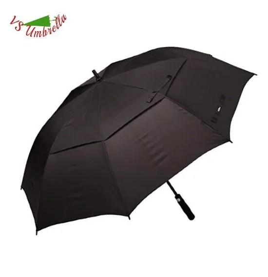 (BLACK) VS Windbreaker Double Canopy Umbrella Lazada PH
