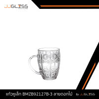 JJGLASS - กล่องละ 6 ใบ แก้วหูจับ แก้วมีหู แก้วน้ำ แก้วโอเลี้ยง แก้วสมุนไพร แก้วใส่เครื่องดื่ม แก้วเจียรไน แก้วคริสตัล ความสูง 10 ซม. (078851)