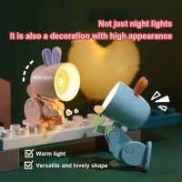 LED Night Light Mini Pet Cute Lamp Ins Student Gift Cartoon Pet Folding Table Lamp Kids Room Bedside Bedroom Living Room Decor