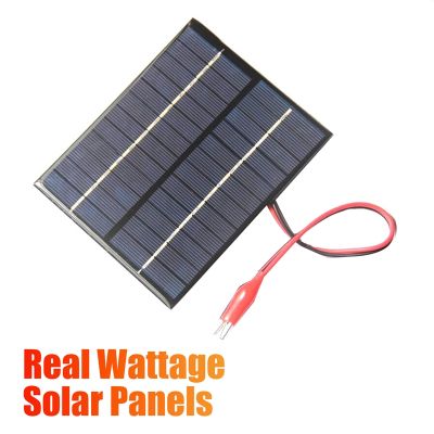 12V 2W Solar Panel Charger Power DIY Solar Cell Module Battery Waterproof for Car Outdoor Camp