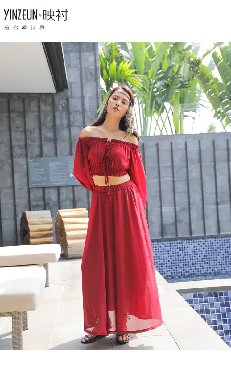 Váy boho vintage thổ cẩm đỏ  Shopee Việt Nam