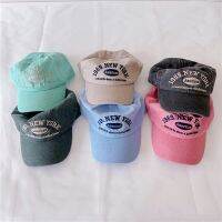 เด็ก Peaked Cap Boys ลําลองทุกนัด ปักตัวอักษร 1989 เบสบอลหมวกสาว Sunhat