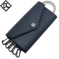 [COD] Business new key bag multifunctional high-end enterprise short car genuine leather cowhide practical gift