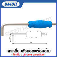 Unior หกเหลี่ยมหัวบอลพร้อมด้าม ขนาด 5 มิล ถึง 10 มิล (Ball end hexagon wrench with handle) รุ่น 1780/3G