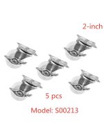 (5 Packs) 2 Inch Universal Belt Brake Caster Diameter 5cm White Pp Flat Bottom Wheel Display Cabinet Roller Furniture Protectors  Replacement Parts