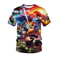 {Match maker}}การ์ตูนอะนิเมะ Thundercats 3D พิมพ์เสื้อยืดฮาราจูกุแฟชั่นสตรีผู้ชายผู้หญิง O คอขนาดใหญ่เสื้อยืดฮิปฮอปเด็กประเดิมท็อปส์