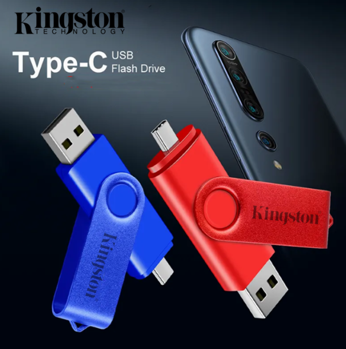 Kingston TypeC OTG USB Flash Drive 1TB 2TB Pendrive External Storage 2