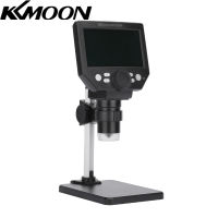 KKmoon กล้องจุลทรรศน์อิเล็กตรอนแบบดิจิตอล G1000 4.3นิ้วฐานขนาดใหญ่จอแสดงผล LCD 10MP 1-1000X ขยายอย่างต่อเนื่องแว่นขยาย