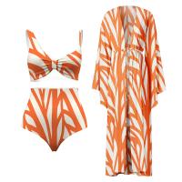 Three Piece Swimsuit Women Swimwear Cover Up Bathing Suit with Skirt Beachwear Dress Designer 2023 Surf Wear Beachwear