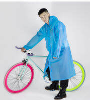 Fashion s Multicolor Siamesed Raincoats EVA Transparent Raincoat Poncho Portable Environmental Repeat Use Raincoats