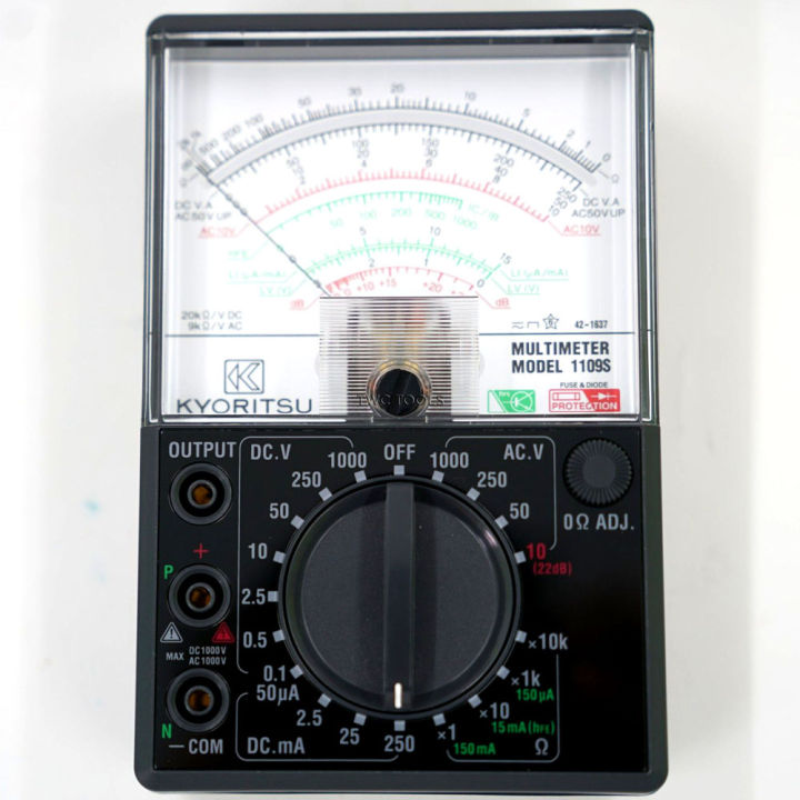 kyoritsu-มัลติมิเตอร์-รุ่น-kew-1109s-analog-multimeter-โอห์มมิเตอร์-โอห์มเข็ม