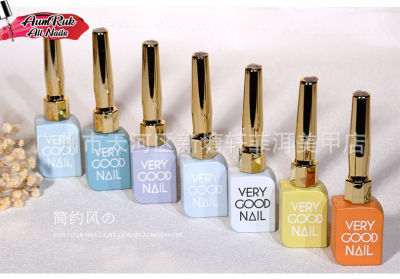 สีทาเล็บเจล VERY GOOD NAIL ฝายาวสีทอง (1-60) สีแน่น ขวดสวย ยาทาเล็บเจล  มีให้เลือก 60สี พร้อมส่ง