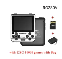 ANBERNIC RG280V 2.8 Inch Handheld Game Player Open Source 128G 10000 PS1 PCE Retro Mini Video Gaming Console Pocket Game Player