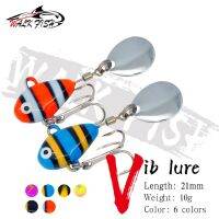 1ชิ้นโลหะขนาดเล็ก VIB กับเหยื่อตกปลาคล้ายช้อน10G 2.1Cm อุปกรณ์ตกปลาขา Crankbait Spinner สั่นสะเทือนเหยื่อจม