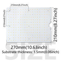 120วัตต์เติบโตไฟซัมซุง LM281B LED เต็มสเปกตรัมโคมไฟ DC48V 2.1A LED พืชหลอดไฟเรือนกระจกในร่ม Phyto โคมไฟเติบโตเต็นท์