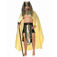 SHUAIYI Antigo faraó egípcio Cosplay Traje para homens adultos Egito antigo princesa rei festa de carnaval vestido extravagante