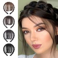 ■™❐ False Headbands Women Synthetic Bangs Head Band Tassels Fluffy Braided Synthetic Hair Extensions Wig Fashion Connect Naturally