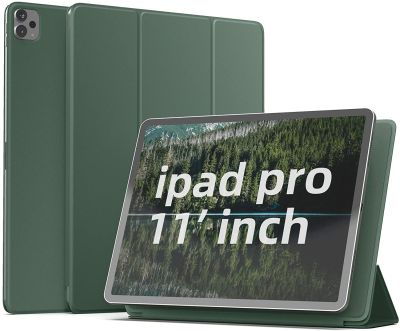 Case สำหรับ iPad Pro 11 2020/2018 Case, Slim strong Magnetic Trifold Stand Case (พร้อมซับไมโครไฟเบอร์), Auto SLEEP/Wake Case COVER เข้ากันได้กับ iPad Pro 11 2020