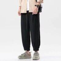 COD ❆♀❅ The Nonexistent Shop32dsgd0 Hong Kong style Street Hip Hop Trend Mens Loose harem pants elastic waist Large size comfortable Sweatpants