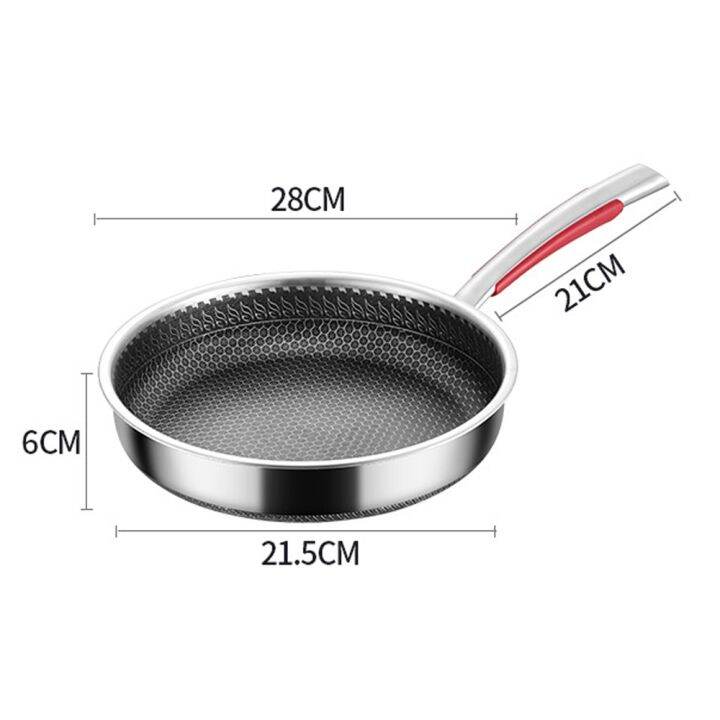 22-28-30cm-frying-pan-food-grade-316-stainless-steel-non-stick-pan-honeycomb-pot-bottom-induction-cooker-gas-stove-general-wok