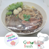 Get Fresh โมเดลอาหารปลอม,อาหารปลอม, เส้นหมี่หมูรวมปลอม  ,Food Model    ขนาดเท่าของจริง เกรดสวยสมจริงน่าทาน