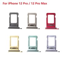 SIM Card Tray Fits For iPhone 12 Pro Max Simtray Holder IP Phone Replacement Repair Part