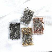 hot【DT】 100pcs/box Metalic Gold Round Needle Hijab Brooches Colors Metal Pins Scarf Wholesale