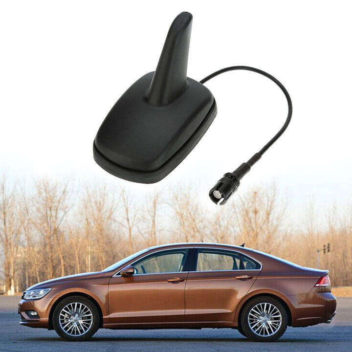 【Cw】Shark Fin Antenna Car Roof AMFM Radio Aerial Antenna for VW Golf
