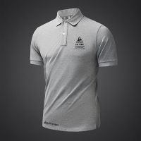 Original 2022 new summer short-sleeved polo shirt mens French rooster pure cotton loose lapel T-shirt casual top