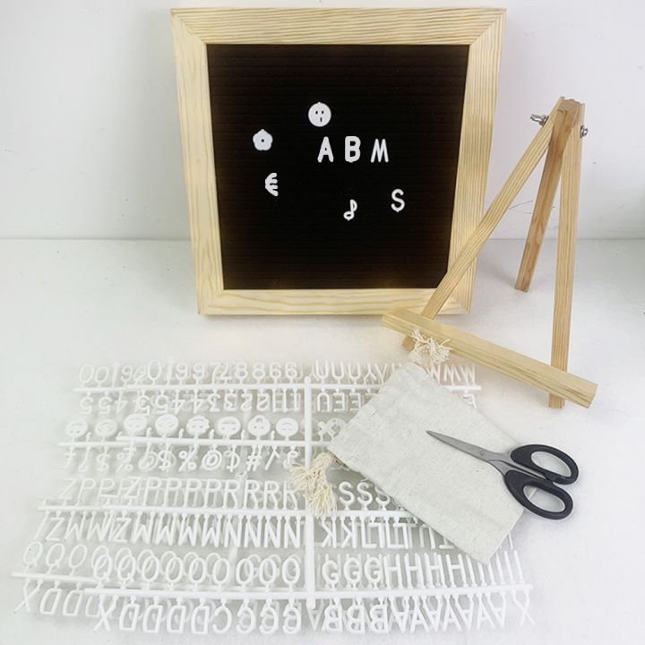 jw-felt-board-with-300-letters-10x10-inch-message-boards-classroom-farmhouse-wall-sign-baby-announcements