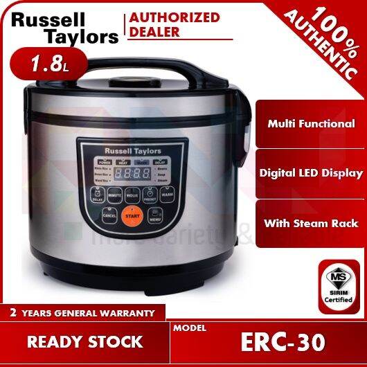 Russell Taylors 1.8L Fuzzy Logic Smart Rice Cooker ERC30 Lazada