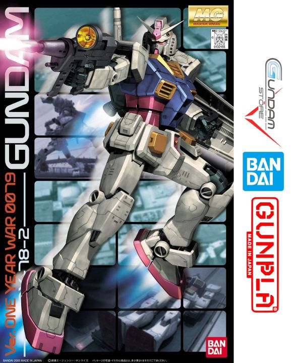 Mô Hình Gundam MG RX-78-2 One Year War 0079 Ver 1/100 Bandai Master Grade  Đồ Chơi Lắp Ráp Anime Nhật 